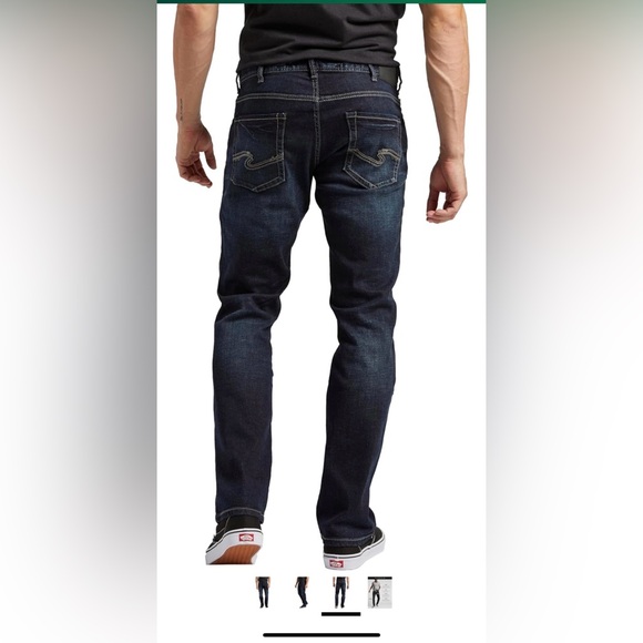 Silver Allan jeans NWT - Picture 2 of 2